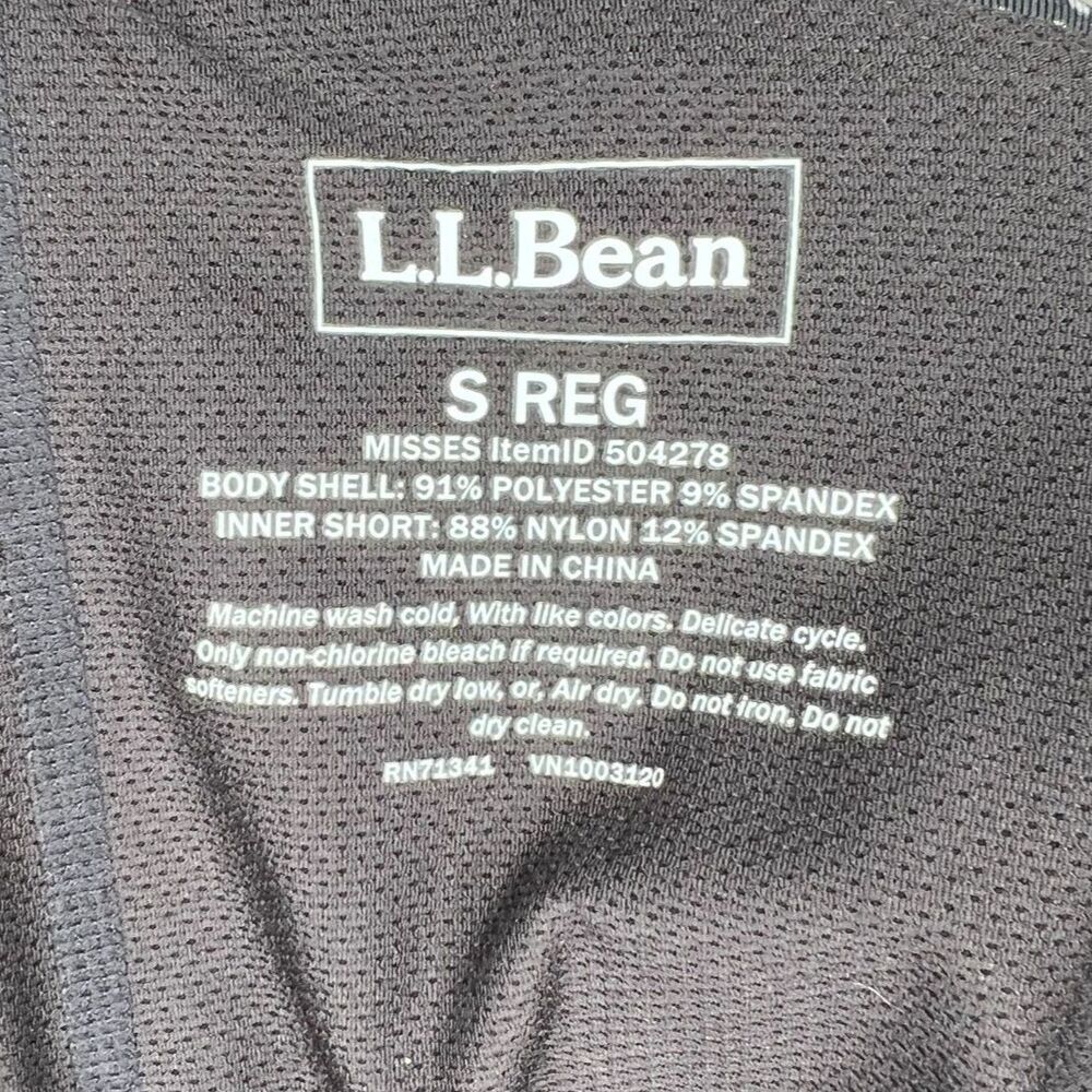 LL Bean Black Skort with White Star Pattern Tennis, Pickleball, Golf Small - Picture 4 of 4
